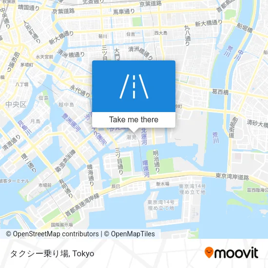 タクシー乗り場 map