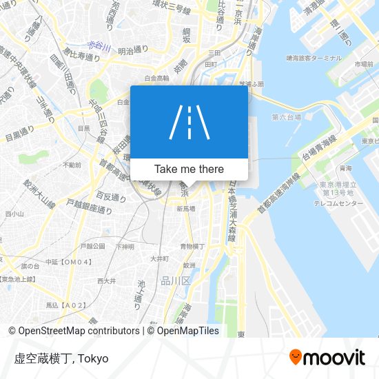 虚空蔵横丁 map
