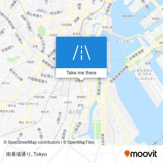南番場通り map