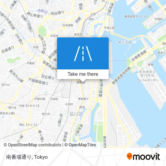 南番場通り map