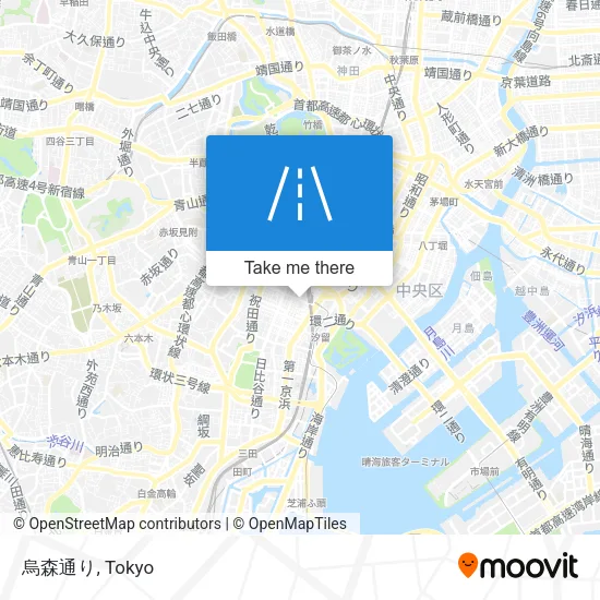 烏森通り map