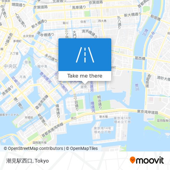 潮見駅西口 map