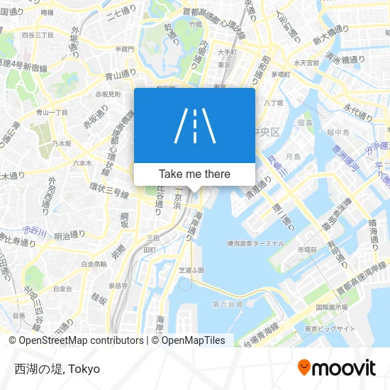 西湖の堤 map
