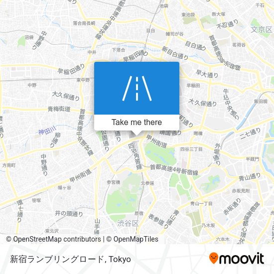 新宿ランブリングロード map