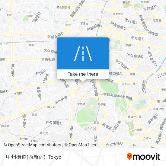 甲州街道(西新宿) map