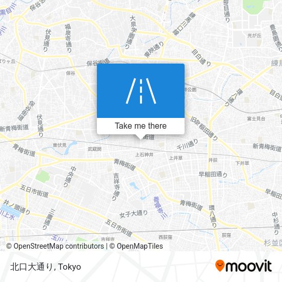 北口大通り map