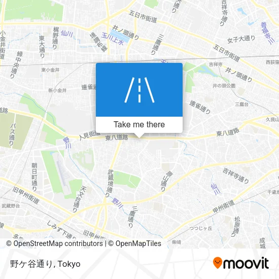 野ケ谷通り map