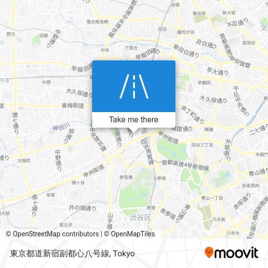 東京都道新宿副都心八号線 map