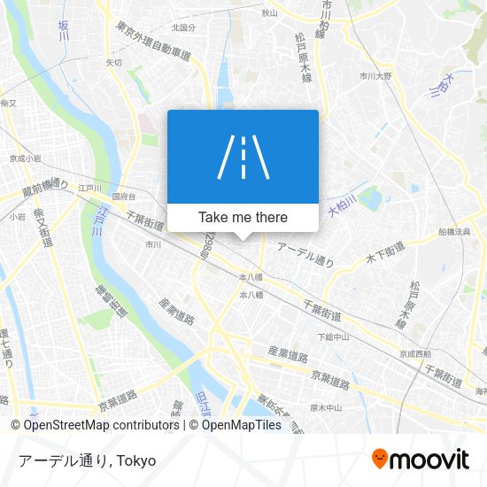 アーデル通り map