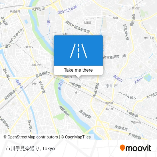 Ichikawa Tena Street map