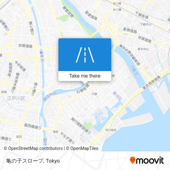 亀の子スロープ map