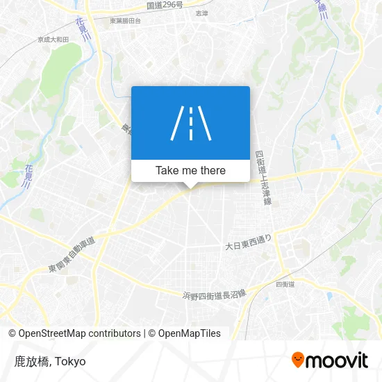 鹿放橋 map