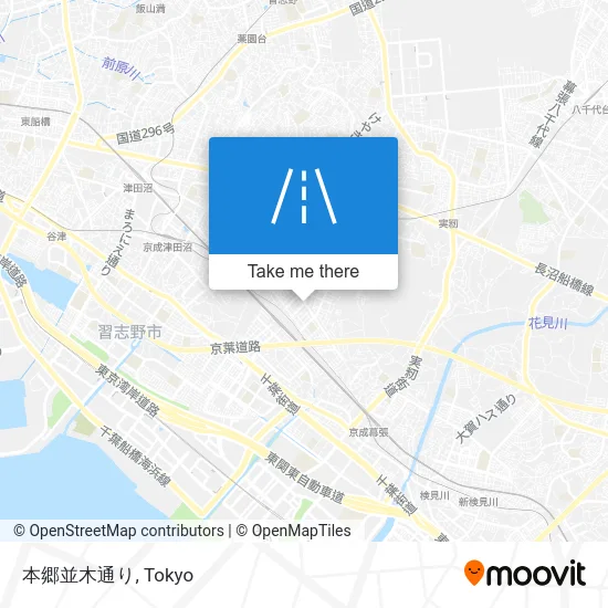 本郷並木通り map