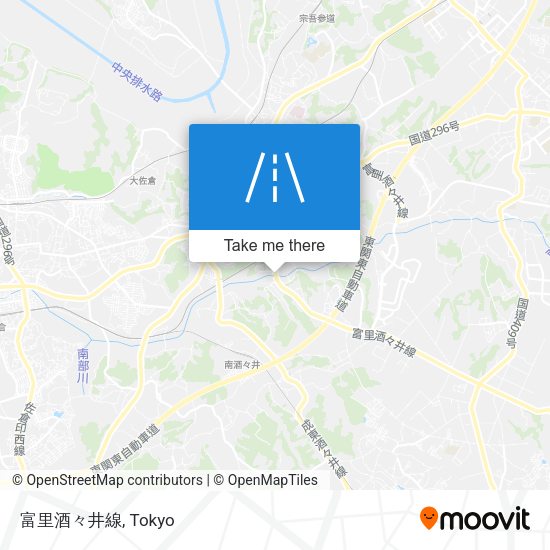 富里酒々井線 map