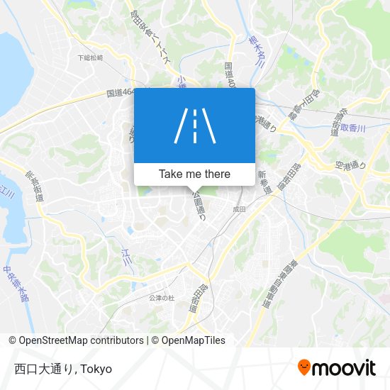 西口大通り map