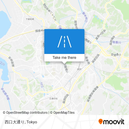 西口大通り map
