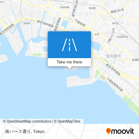 南バース通り map
