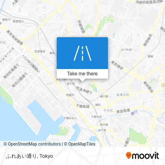 ふれあい通り map
