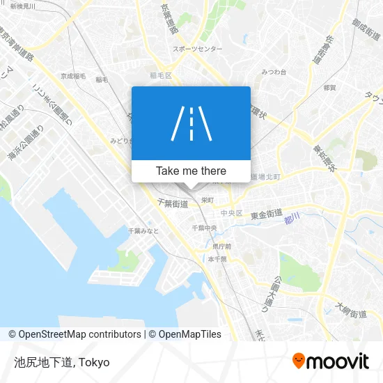池尻地下道 map
