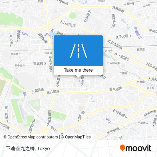 下連雀九之橋 map