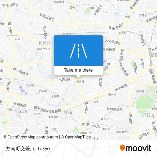 方南町交差点 map