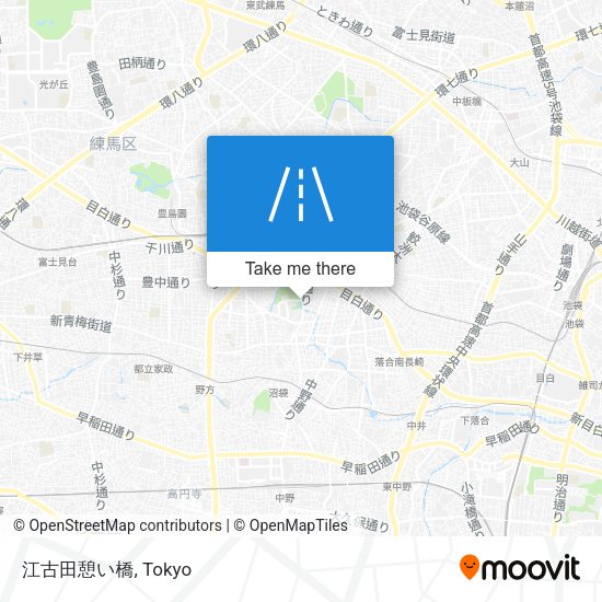 江古田憩い橋 map