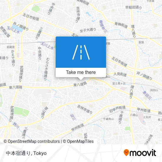 中本宿通り map