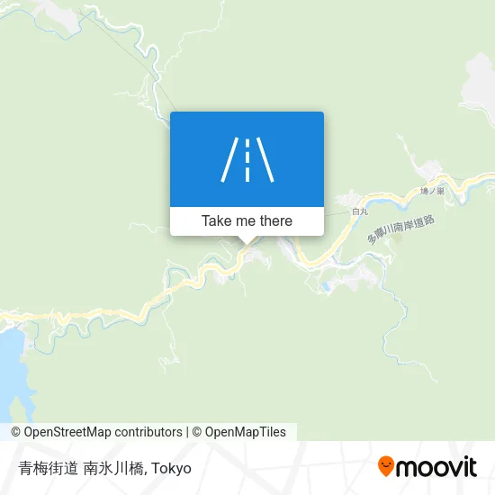 青梅街道 南氷川橋 map