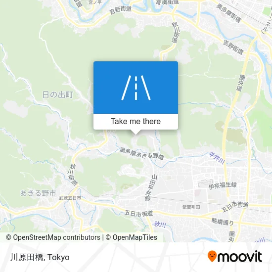 川原田橋 map