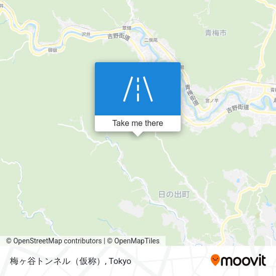 梅ヶ谷トンネル（仮称） map