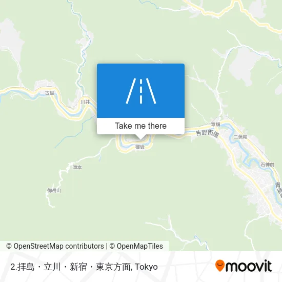 2.拝島・立川・新宿・東京方面 map