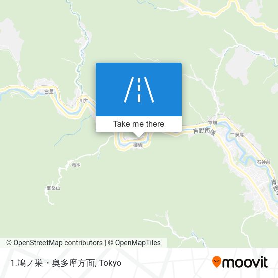 1.鳩ノ巣・奥多摩方面 map