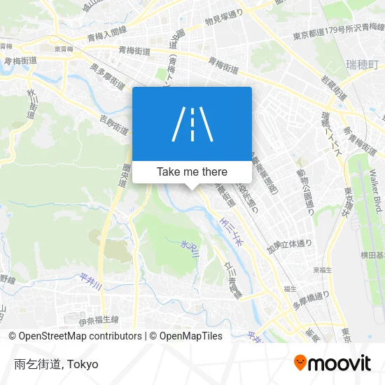 雨乞街道 map