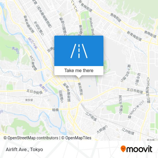 Airlift Ave. map