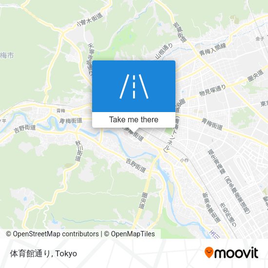 体育館通り map