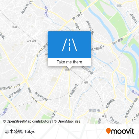 志木陸橋 map