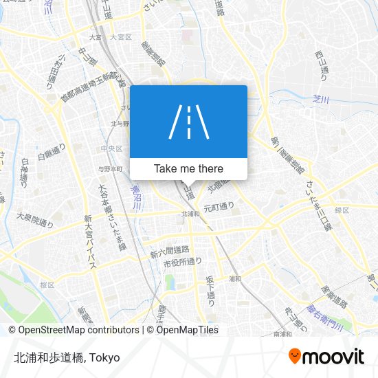 北浦和歩道橋 map