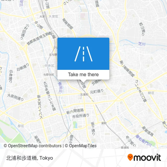 北浦和歩道橋 map