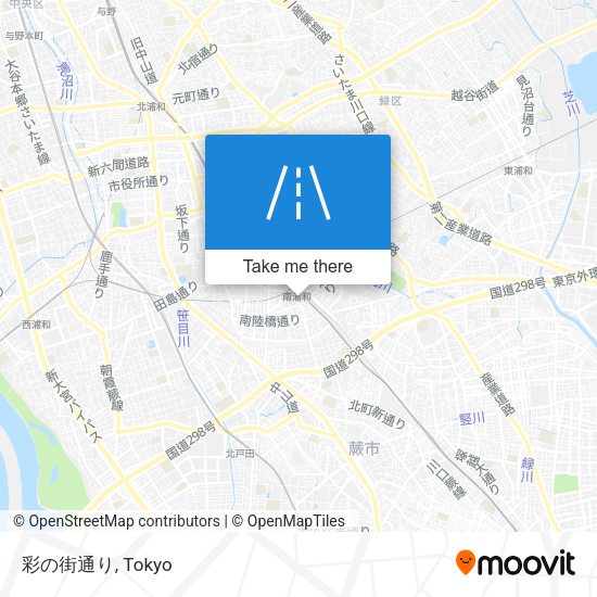 彩の街通り map