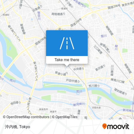 沖内橋 map