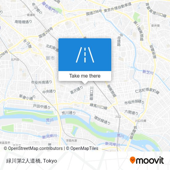 緑川第2人道橋 map
