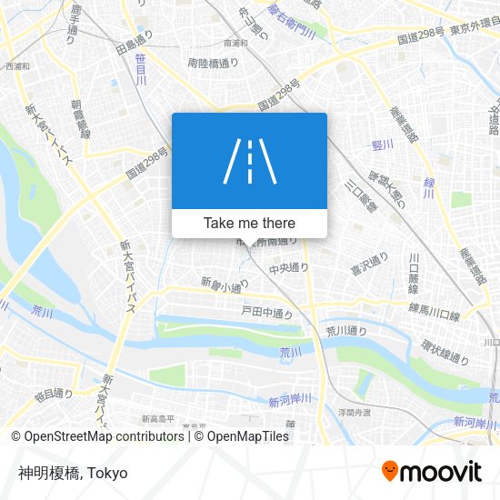 神明榎橋 map