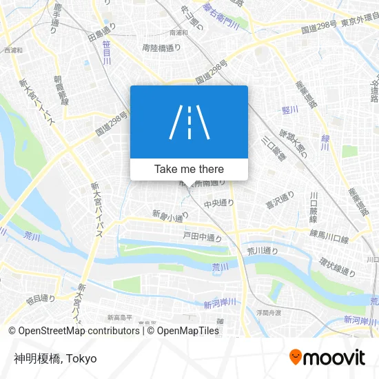 神明榎橋 map