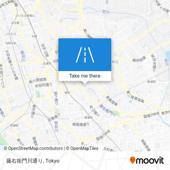 藤右衛門川通り map