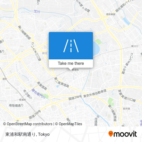 東浦和駅南通り map