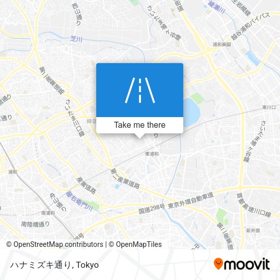 ハナミズキ通り map