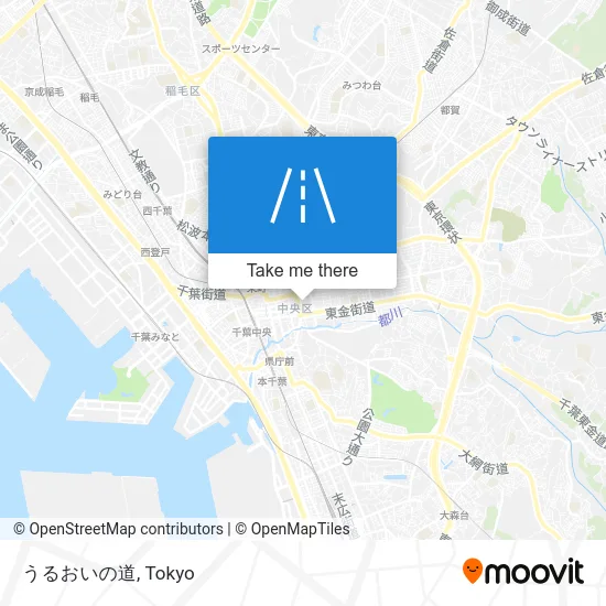 うるおいの道 map