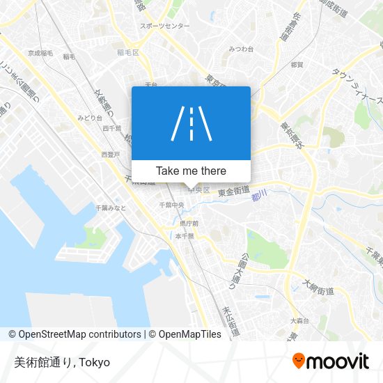 美術館通り map