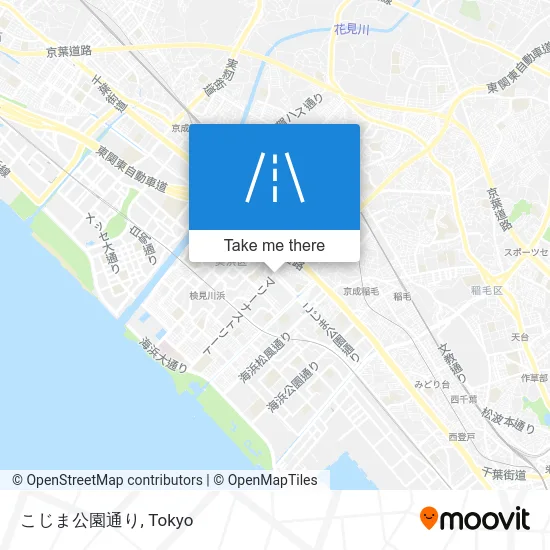 こじま公園通り map