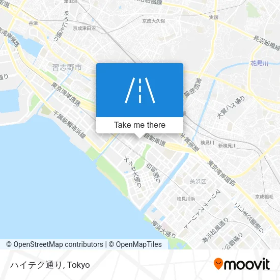 ハイテク通り map